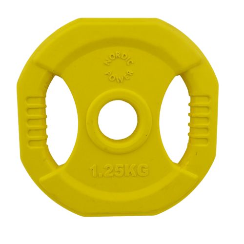 Billig Bodypump Pro Vægtskive Gul 1.25 Kg - NORDIC POWER - Maxis.dk