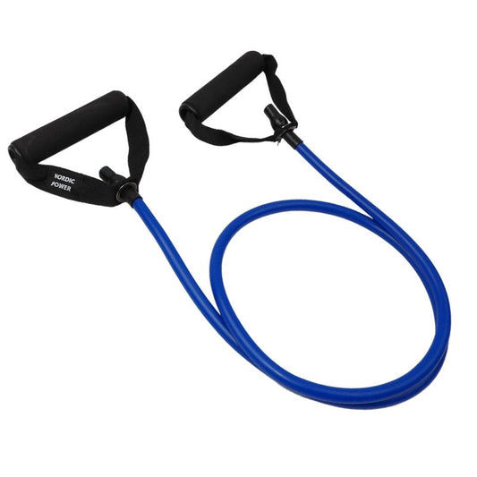 Træningselastik - Exertube Blå, Let Styrke Fra NORDIC POWER - Køb Billigst Her -Maxis.dk