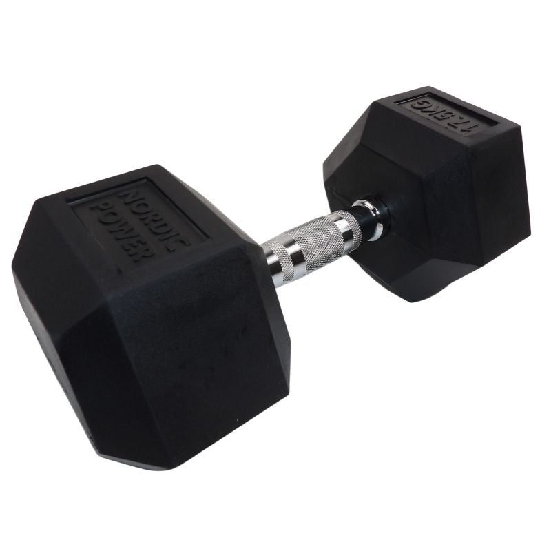 Køb håndvægte 17.5 kg fra NORDIC POWER. Hex Style
