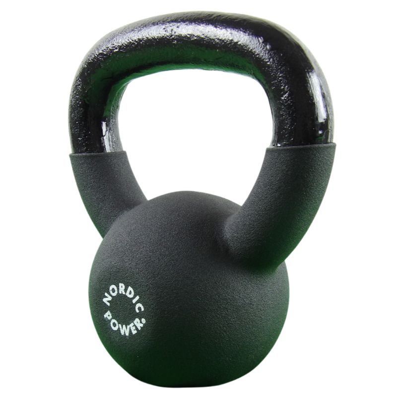 Kettlebell 4 Kg. Støbejern og Neopren - NORDIC POWER