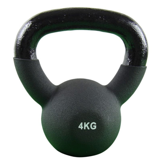 Kettlebell 4 Kg. Støbejern og Neopren - NORDIC POWER