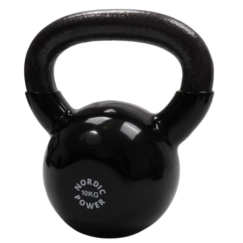 Køb Billig Kettlebell 10 Kg, Sort Støbejern Fra NORDIC POWER - Maxis.dk