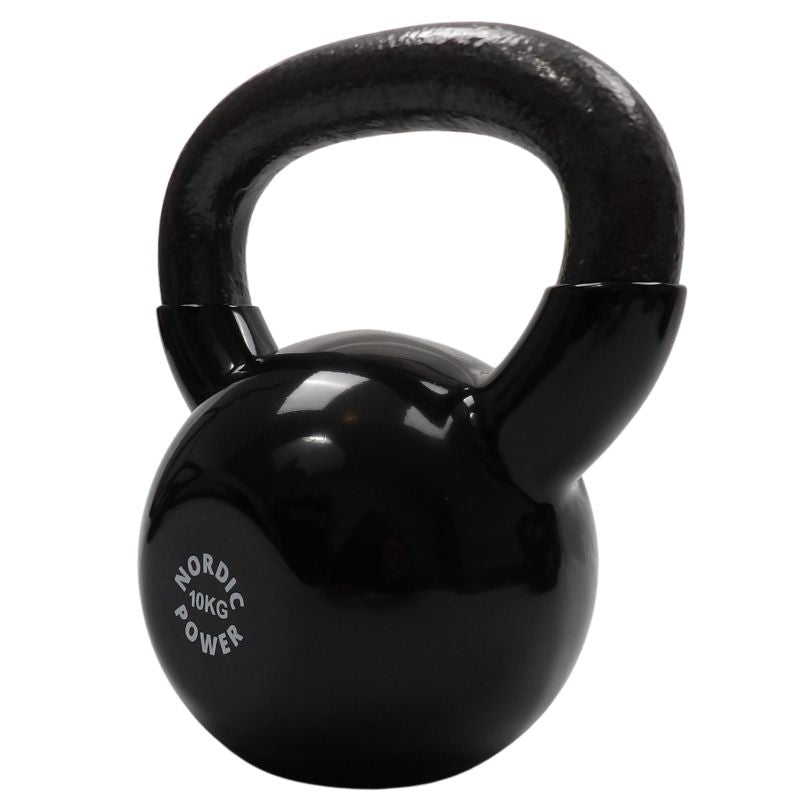 10 Kg Sort Kettlebell Fra NORDIC POWER - Køb Billigst Her - Maxis.dk