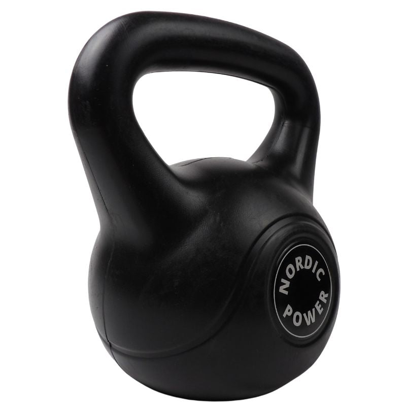 Kettlebell 12 KG. Sort Fra - NORDIC POWER - Billigst Her - Maxis.dk
