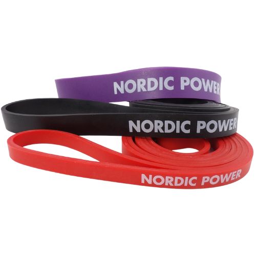 Billig Træningselastikker Fra NORDIC POWER, Powerbands 3 Pak