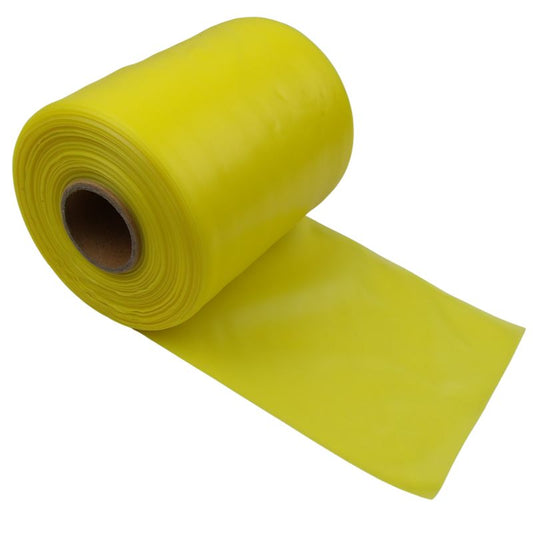 Billig Træningselastik Bånd Gul 30 M,  Let Styrke - Køb Billige Træningselastikker Her - Maxis.dk