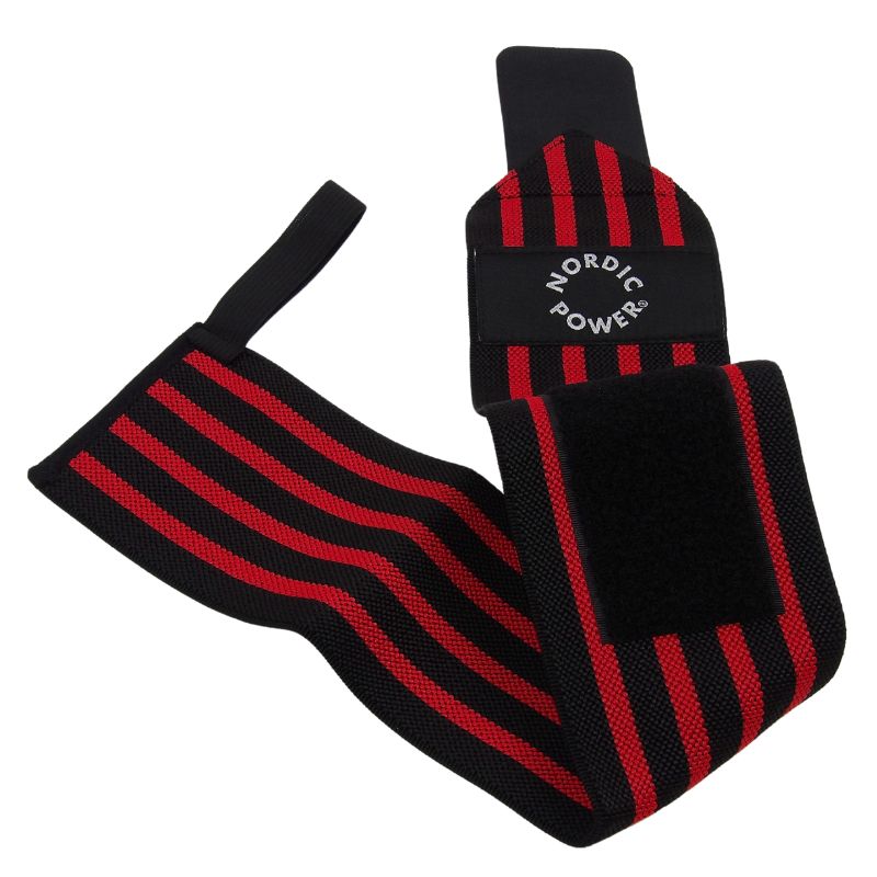 Håndledsstøtte / Wrist Wrap Rød 1 Stk - NORDIC POWER