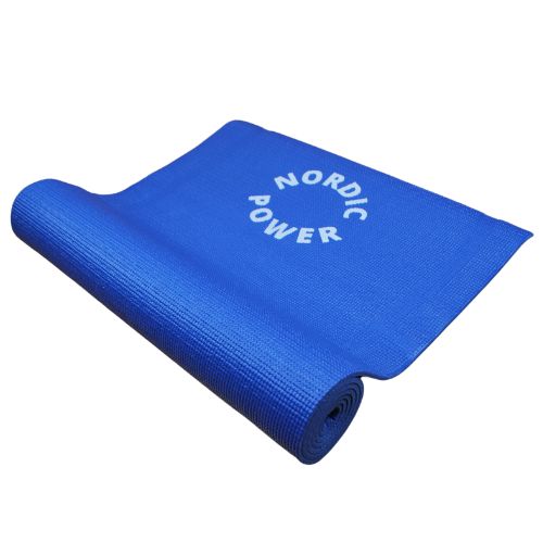 Yogamåtte blå 6 mm NORDIC POWER, altid gode tilbud - Maxis.dk