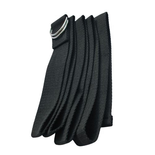 Billigt yogabælte sort / yogastrap sort - Køb her - Maxis.dk