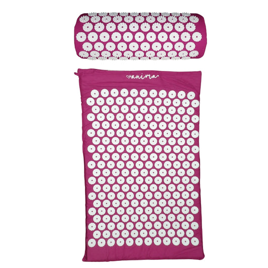 Akupressur Måtte, Pigmåtte og Pude i Pink - ANIMA