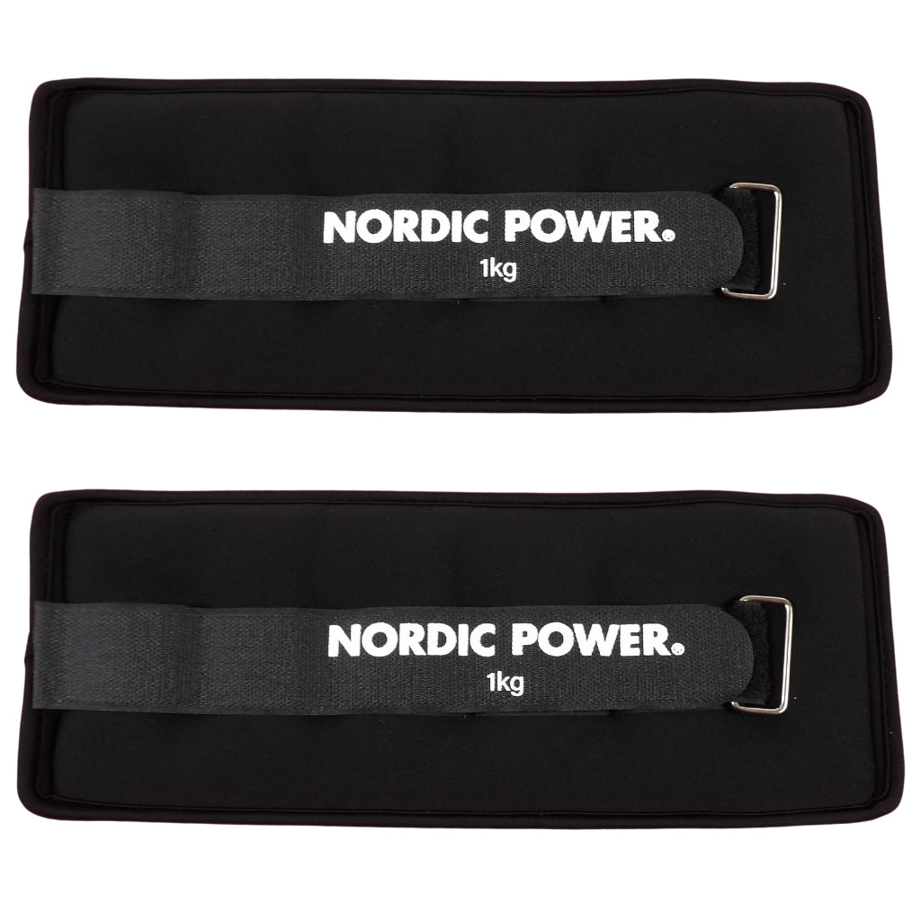 Ankelvægte 1 KG Sort - NORDIC POWER - Køb Billigst Her - Maxis.dk