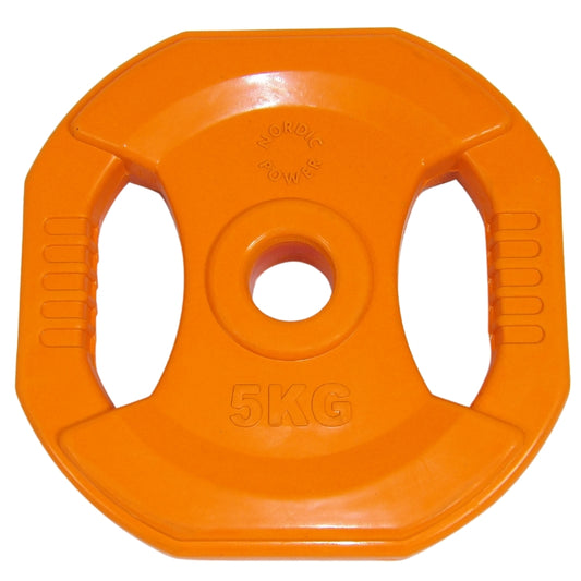 Tilbud Bodypump - Vægtstangssæt Vægtskive 5 kg - NORDIC POWER - Billigst Her - Maxis.dk