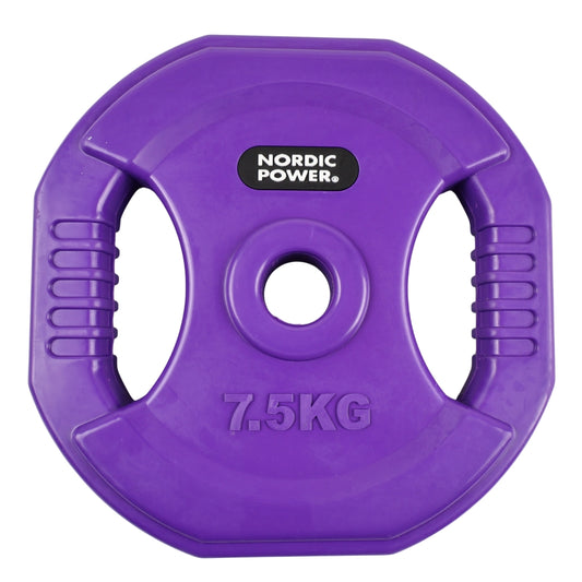 Bodypump Vægtskive 7,5 Kg. Lilla PRO - NORDIC POWER - 1 Stk - Ø30 mm.
