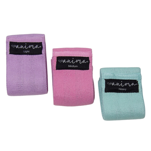 BOOTY BAND 3 PK, LILLA, PINK, TYRKIS - ANIMA