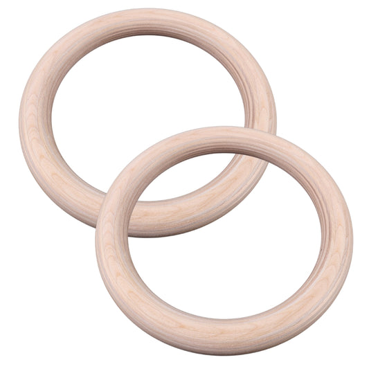 Gymnastikringe / Gymrings i træ, mål på strop - NORDIC POWER