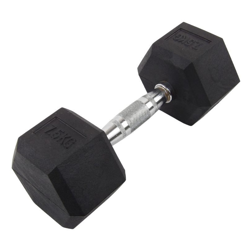 2 x 7 Kg. Hexagon Håndvægte - NORDIC POWER