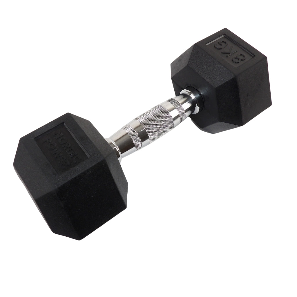 Hexagon Håndvægt 8 Kg - NORDIC POWER