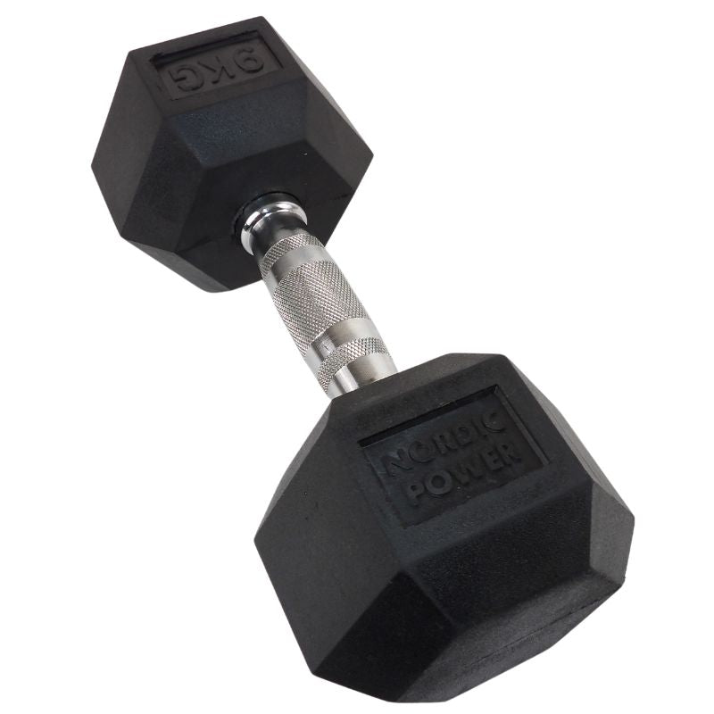 2 x 9 kg. Hexagon Håndvægte - NORDIC POWER - Tilbud