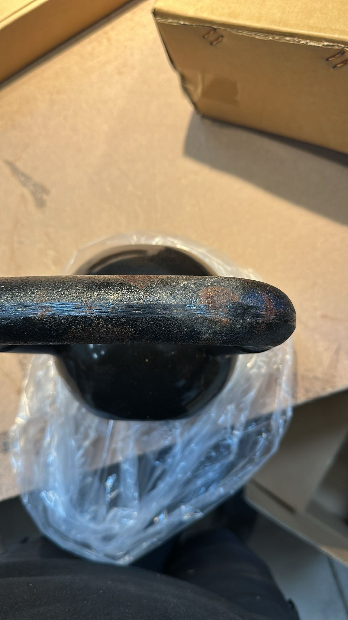 Kettlebell 14 kg. Støbejern og Vinyl - NORDIC POWER - DEMO