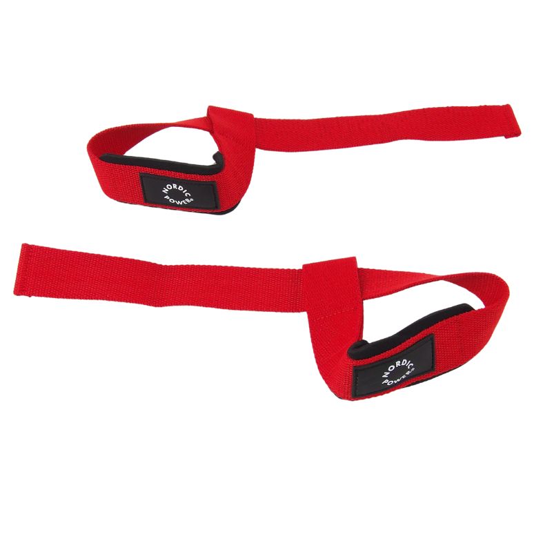 Lifting Straps i Sæt Røde fra NORDIC POWER, Køb billigst her - Maxis.dk