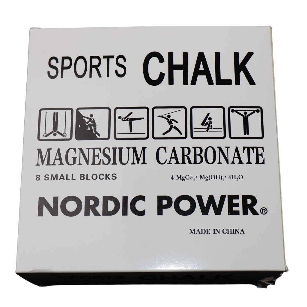 Kalk Magnesium - 8 Blokke - 575 Gram - NORDIC POWER - Hvid Box