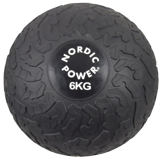 Slam Ball 6 kg. Sort - NORDIC POWER