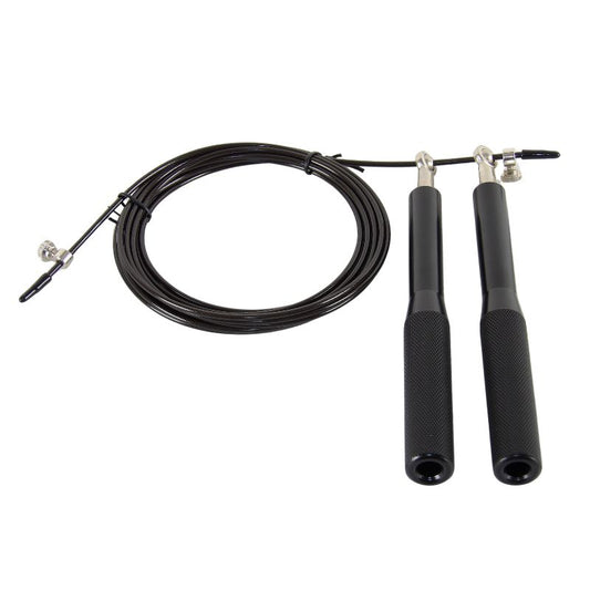 2 Stk. Speedrope Pro Sort Aluminium Greb - Tilbud