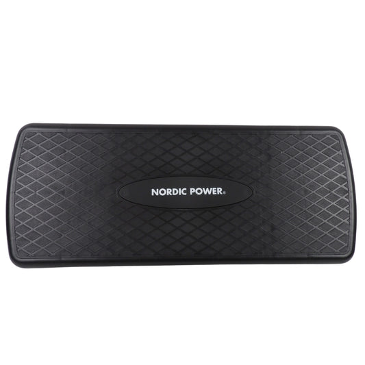 Stepbænk Justerbar 68 cm, Sort - NORDIC POWER