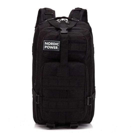 Tactical Gym Backpack 25 Liter, Black - NORDIC POWER