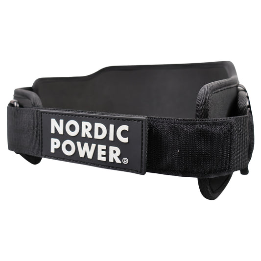 Træningsbælte super let, Small, Sort - NORDIC POWER