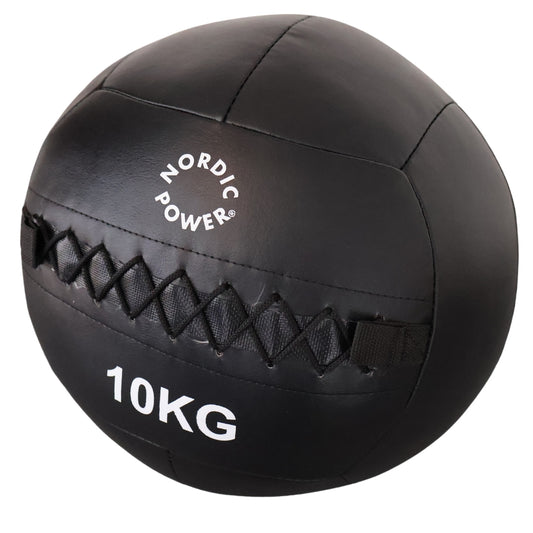 Wall Ball 10 kg, Sort - NORDIC POWER