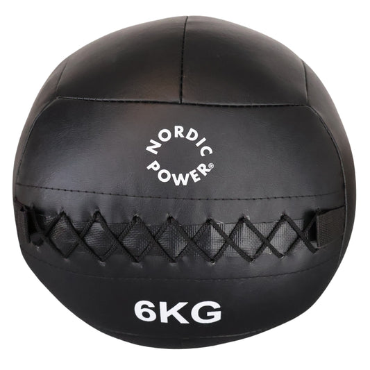 Wall Ball 6 kg, Sort - NORDIC POWER