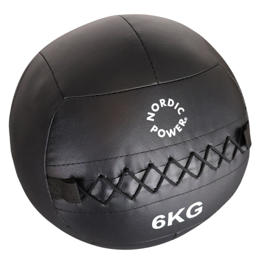 Wall Ball 6 kg, Sort - NORDIC POWER