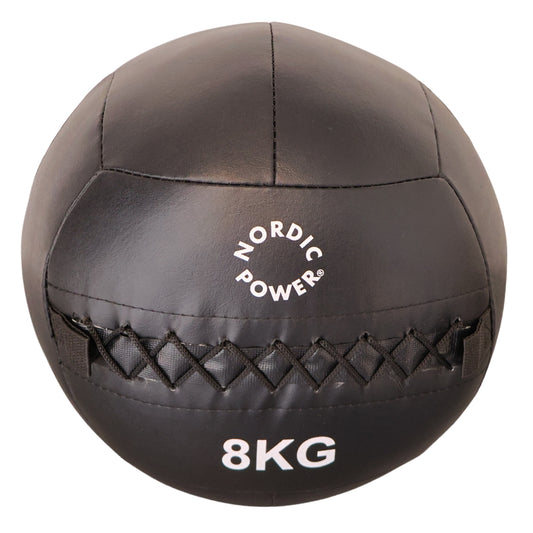 Wall Ball 8 kg, Sort - NORDIC POWER