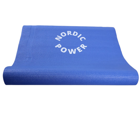 Billig Yogamåtte Blå 3 mm, Tilbud På blå Yogamåtte Fra NORDIC POWER Her - Maxis.dk