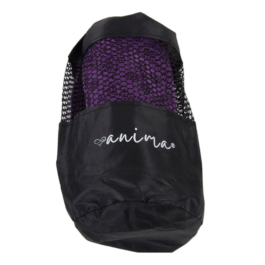 Yogatæppe Lilla, med anti-skrid og pose - ANIMA