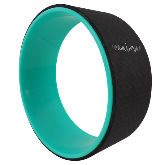 Yoga Wheel, Yogahjul Sort & Grøn - ANIMA