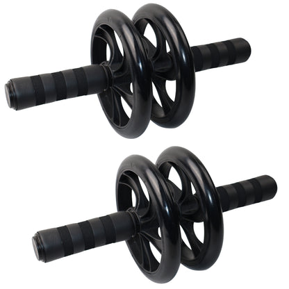 2 Stk. Mavehjul PRO - Ab Wheel med skridsikre greb - NORDIC POWER - Super Deal