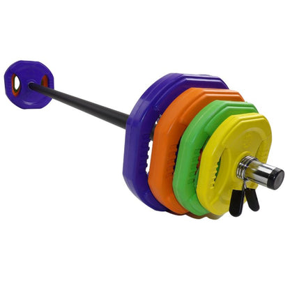 2 Stk. Bodypump Vægtskiver 7,5 Kg. Lilla PRO, Ø30 mm - NORDIC POWER