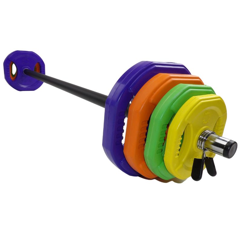 2 Stk. Bodypump Vægtskiver 7,5 Kg. Lilla PRO, Ø30 mm - NORDIC POWER