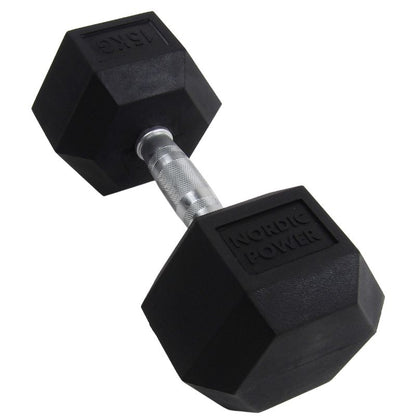 Hex Style Håndvægt 15 Kg, Køb Billigst Her, NORDIC POWER - Maxis.dk
