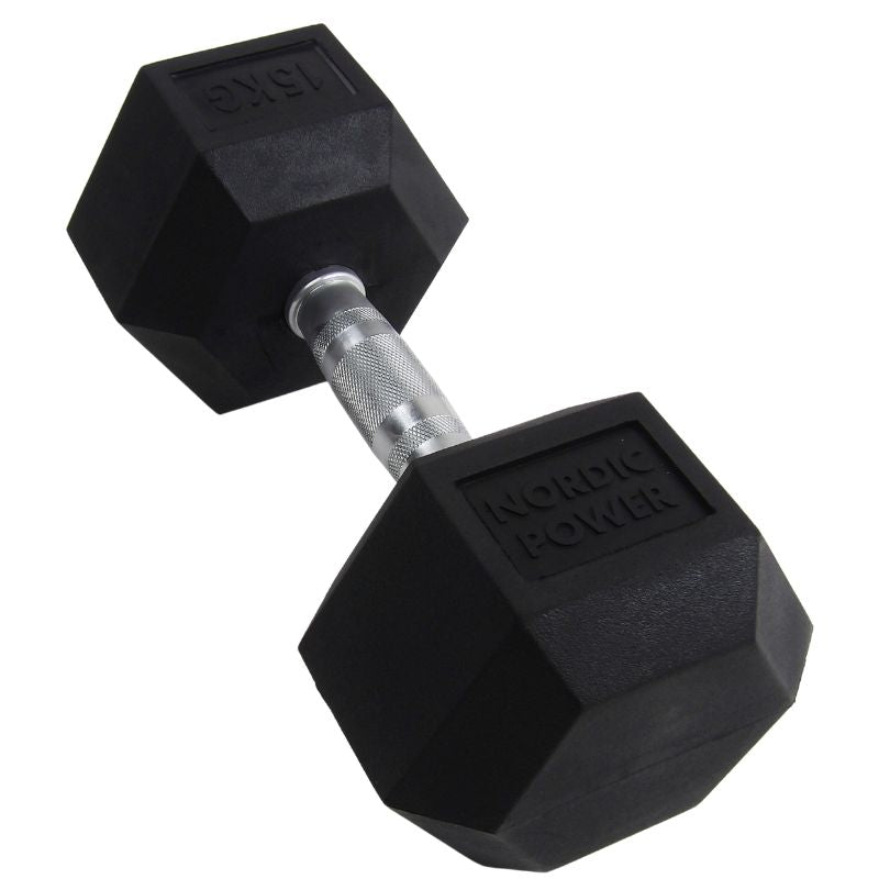 Hex Style Håndvægt 15 Kg, Køb Billigst Her, NORDIC POWER - Maxis.dk