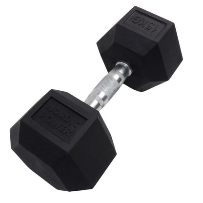 Køb Hexagon Håndvægt 15 Kg. Fra NORDIC POWER - Køb Billigst Her - Maxis.dk