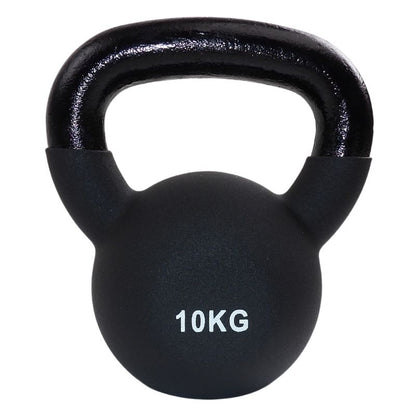 Køb 10 Kg. Kettlebell Sort, Med Neopren - NORDIC POWER - Køb Med Prisgaranti - Maxis.dk