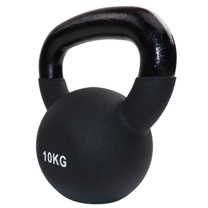 Sort Kettlebell 10 Kg, Med Neopren Fra NORDIC POWER - På Tilbud Lige Nu