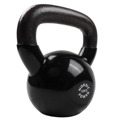 Tilbud På Kettlebell 12 Kg, Fra NORDIC POWER - Se Alle Kettlebell i Støbejern Her - Maxis.dk