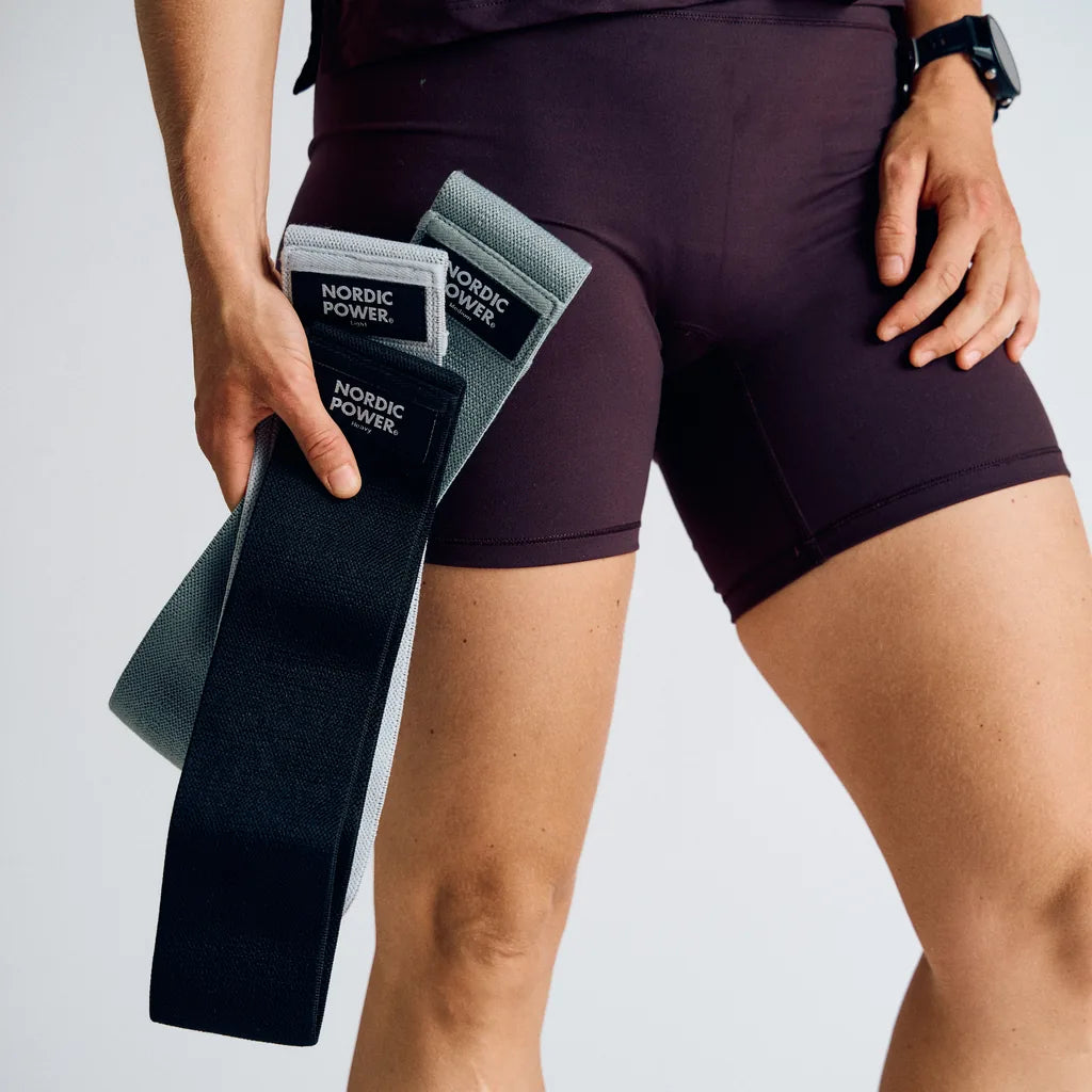 BOOTY BANDS 3 Pk. Grå, Mørke Grå, Sort - NORDIC POWER