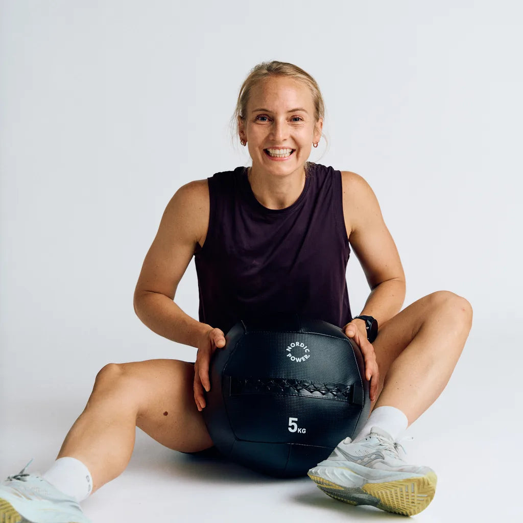 Wall Ball 5 kg, Sort - NORDIC POWER