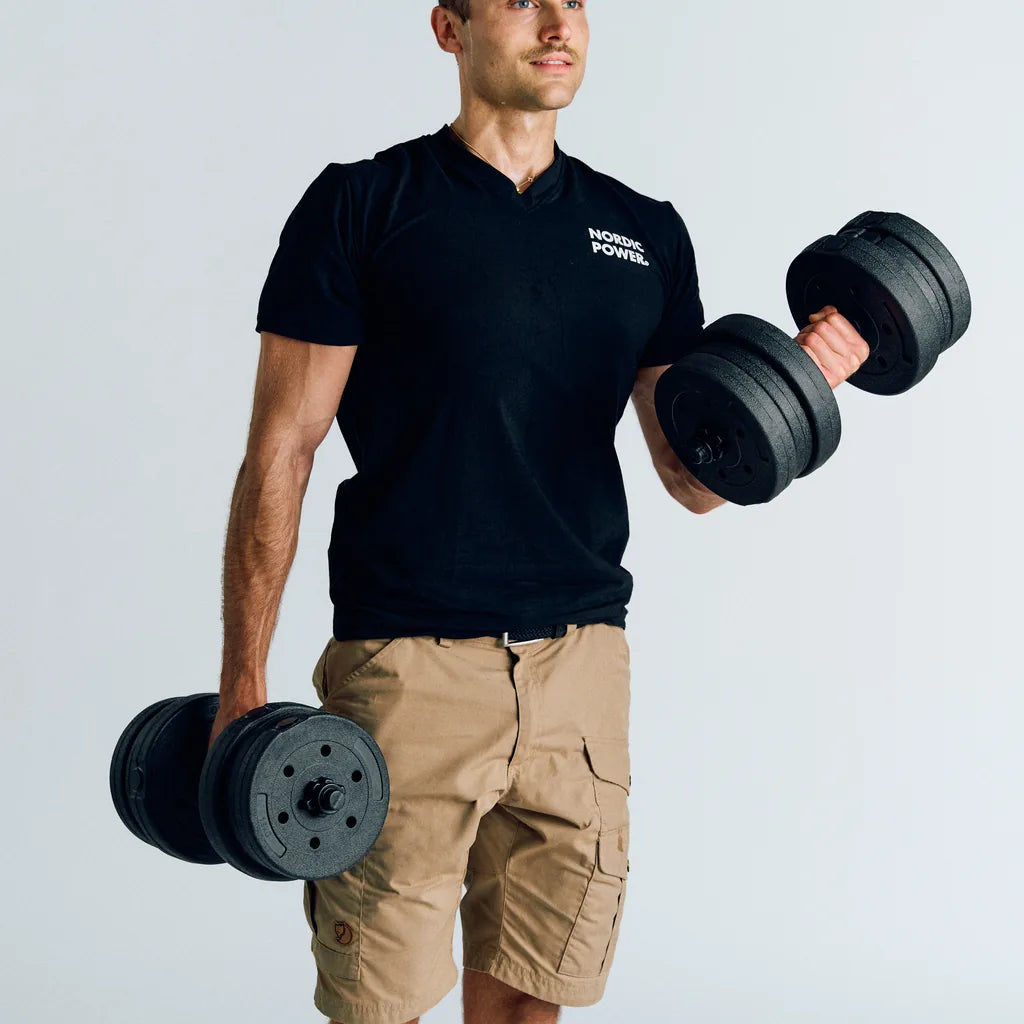 Håndvægt 10 kg - 1 stk. Justerbar - NORDIC POWER