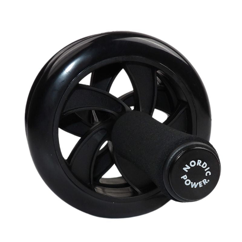 Mavehjul - Ab Wheel Sort PRO - NORDIC POWER
